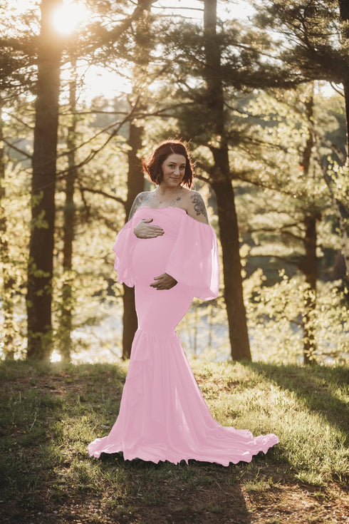 Sexy evening dress for pregnant women - ROUTINE FASHION